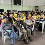 A Secretaria Municipal de Assistência Social promoveu a 8ª Conferência dos Direitos da Pessoa Idosa de Morretes, reunindo mais de 70 participantes no auditório da própria secretaria.