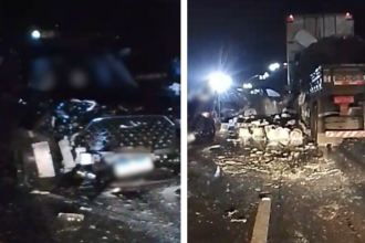 Equipes da Polícia Rodoviária Federal, Corpo de Bombeiros e da concessionária da rodovia atuam no local. O trânsito está sendo desviado para a via marginal, que apresenta lentidão.