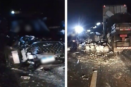 Equipes da Polícia Rodoviária Federal, Corpo de Bombeiros e da concessionária da rodovia atuam no local. O trânsito está sendo desviado para a via marginal, que apresenta lentidão.
