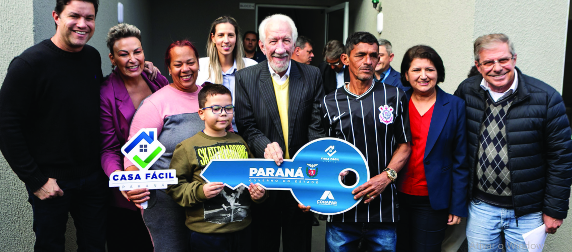 O Governo do Estado está ajudando com o valor de entrada, trazendo a felicidade a mais de 100 mil famílias.