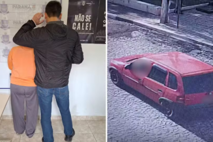 Mulher foi encontrada e presa após câmeras de segurança registrarem a movimentação dela.