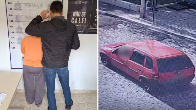 Mulher foi encontrada e presa após câmeras de segurança registrarem a movimentação dela.