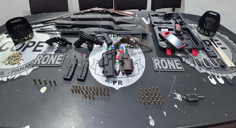A ação envolveu a Delegacia de Bocaiuva do Sul e equipes do Centro de Operações Policiais Especiais (Cope) e da Rondas Ostensivas de Natureza Especial (Rone).