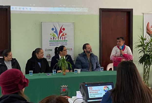 A conferência foi estruturada a partir de cinco eixos temáticos fundamentais.