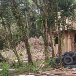 Polícia Militar Ambiental de Guaratuba em fiscalização, constatou dano de vegetação nativa secundária, em estágio médio de regeneração, sem autorização do órgão ambiental competente.
