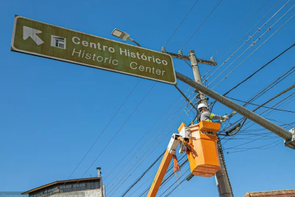 A transferência da fiação aérea para o subsolo trará uma série de benefícios para os curitibanos.