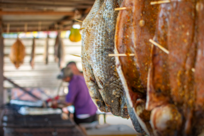 Entre os destaques desta edição está o preço promocional do prato principal da festa, a tradicional tainha assada com arroz, salada, maionese e farofa com camarão, oferecido por R$ 95 durante os dias de semana. Aos finais de semana, o mesmo prato é vendido por R$ 125. 