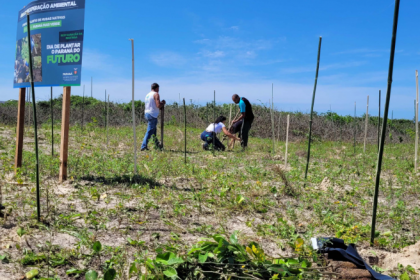 “Projeto Arboreto-Escola: Restinga” envolve a construção de um arboreto no colégio estadual Paulo Freire, em Pontal do Paraná, para promover, ao mesmo tempo, a conscientização ambiental dos estudantes e possibilitar o estudo de técnicas de restauração da restinga.