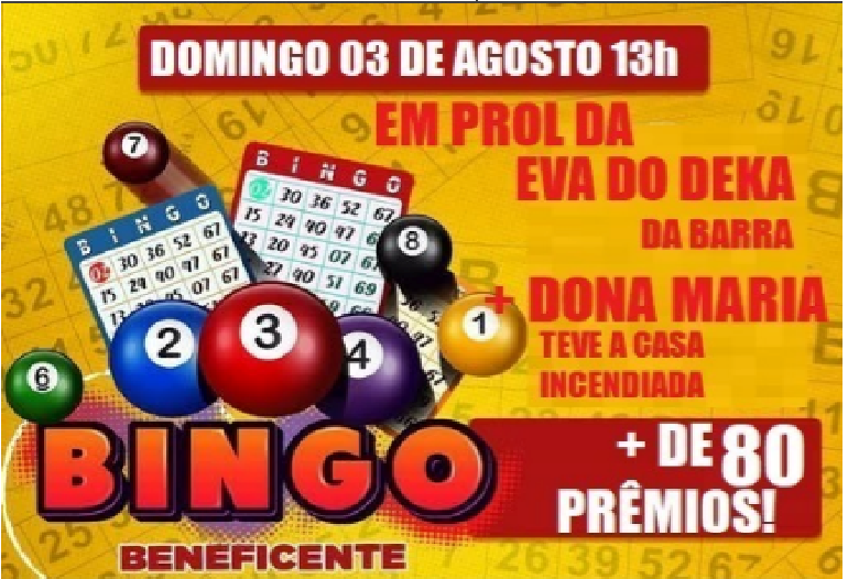 Acontece neste domingo, dia 03, na Comunidade Nossa Senhora dos Navegantes (Igreja da Barra do Sai), um Bingo Solidário em prol de duas famílias.