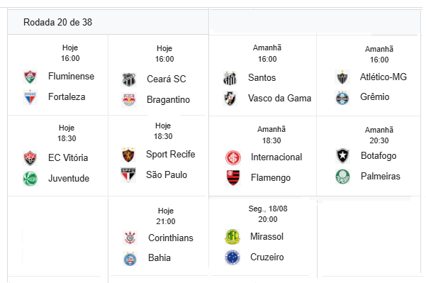 O encerramento acontece nesta segunda-feira, quando o Cruzeiro duela com o Mirassol fora de casa.