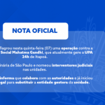 A ação faz parte de uma operação originária do Estado de São Paulo, abrangendo todas as localidades onde a referida entidade atua.