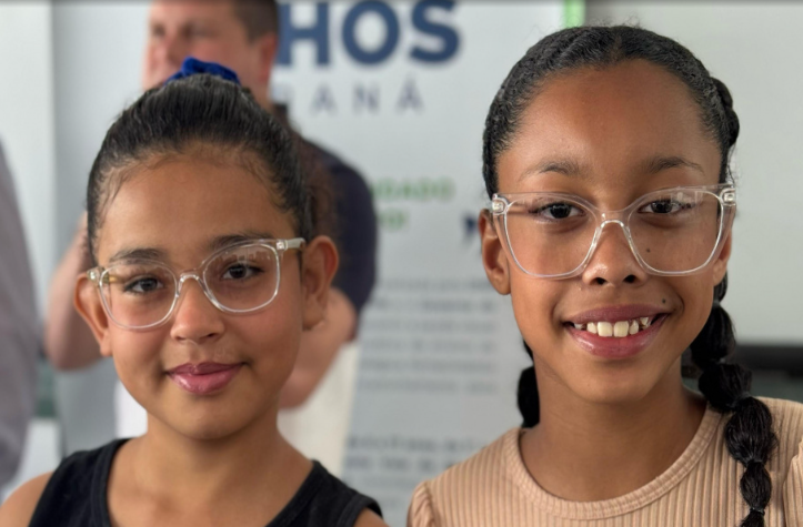 A ação integra o Programa Bons Olhos Paraná, que busca garantir melhores condições de aprendizagem e qualidade de vida para crianças e adolescentes em situação de vulnerabilidade.
