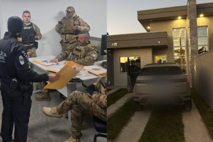 A operação foi deflagrada na quarta-feira, 13, nos municípios de Curitiba, Almirante Tamandaré, Guaratuba e na cidade de Joinville, em Santa Catarina.