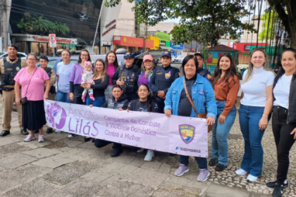 A ação contou com a participação da Secretaria da Mulher, da Procuradoria da Mulher, da Polícia Militar e de instituições da rede de proteção, além do apoio de representantes da sociedade civil, como o Motoclube parceiro do evento.
