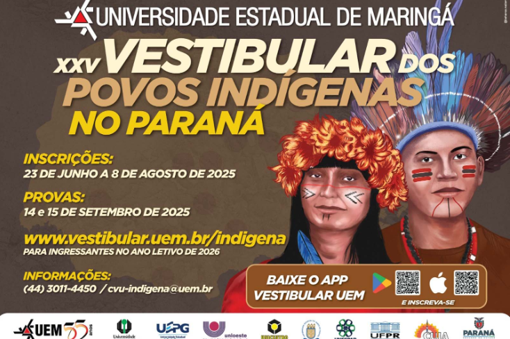 A Universidade Estadual de Maringá (UEM) é a responsável pela organização do concurso, que oferta vagas em sete instituições públicas.