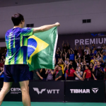 A vitória no único torneio do WTT Series realizado no Brasil nesta temporada consolida Calderano, o número 3 do mundo, como um dos maiores nomes do esporte na atualidade.