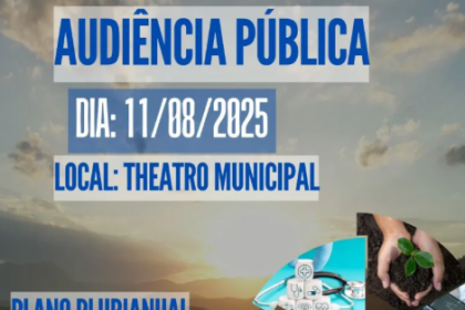 A realização dessa audiência pública reforça os princípios da administração pública de transparência.