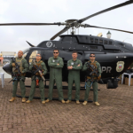 Serão três aeronaves para o projeto Falcão da Polícia Militar uma para a Polícia Civil e uma para o Corpo de Bombeiros.