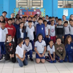O encontro contou com a participação de professores, equipe pedagógica, diretoria e estudantes.