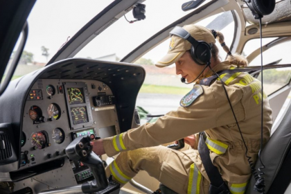 Ela integra a recém-criada Unidade Aérea dos Bombeiros.