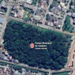 O empresário Luciano Hang esteve na cidade em julho e visitou a área ao lado do prefeito Eduardo Dalmora (PL).