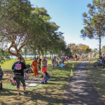 O forte aquecimento na tarde de domingo, com temperaturas podendo chegar aos 40°C, antecede a aproximação de uma frente fria.
