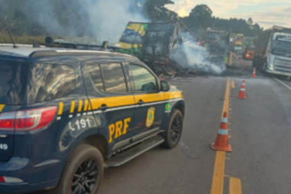 O número de mortes em sinistros de trânsito nas rodovias federais paranaenses registrou uma alta de 1,8% em comparação com o mesmo período de 2024.