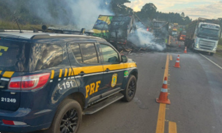 O número de mortes em sinistros de trânsito nas rodovias federais paranaenses registrou uma alta de 1,8% em comparação com o mesmo período de 2024.