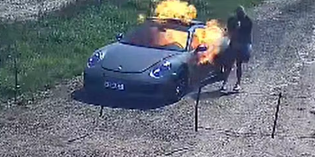 Segundo a Polícia Rodoviária Estadual (PRE), a pessoa que aparece no vídeo tem as mesmas características do proprietário.